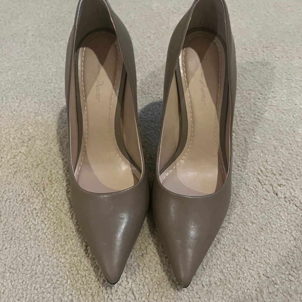 Elegant Women's Taupe Heels